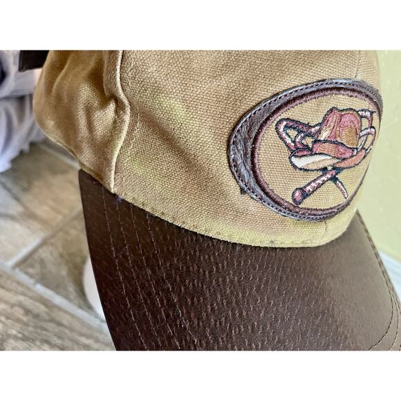 Vintage 90s Indiana Jones Adventure Wear Canvas Suede Leather Movie Disney - Picture 3 of 6